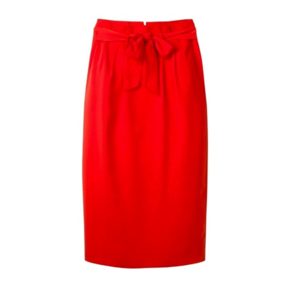 Boden Women's Red Melina Paperbag Skirt Sizeโ 2P